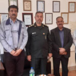 حضور فرمانده محترم سپاه پاسداران شهرستان مرودشت در کارخانه قند مرودشت